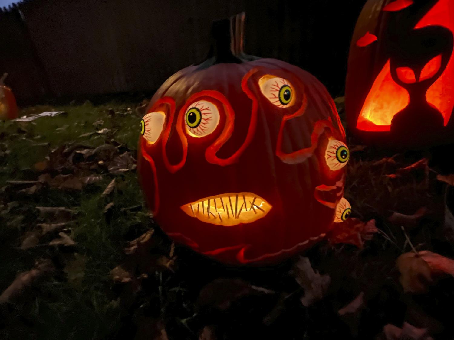 The Bridgehampton Lions pumpkin carving contest was held on Monday at the Bridgehampton Community House.