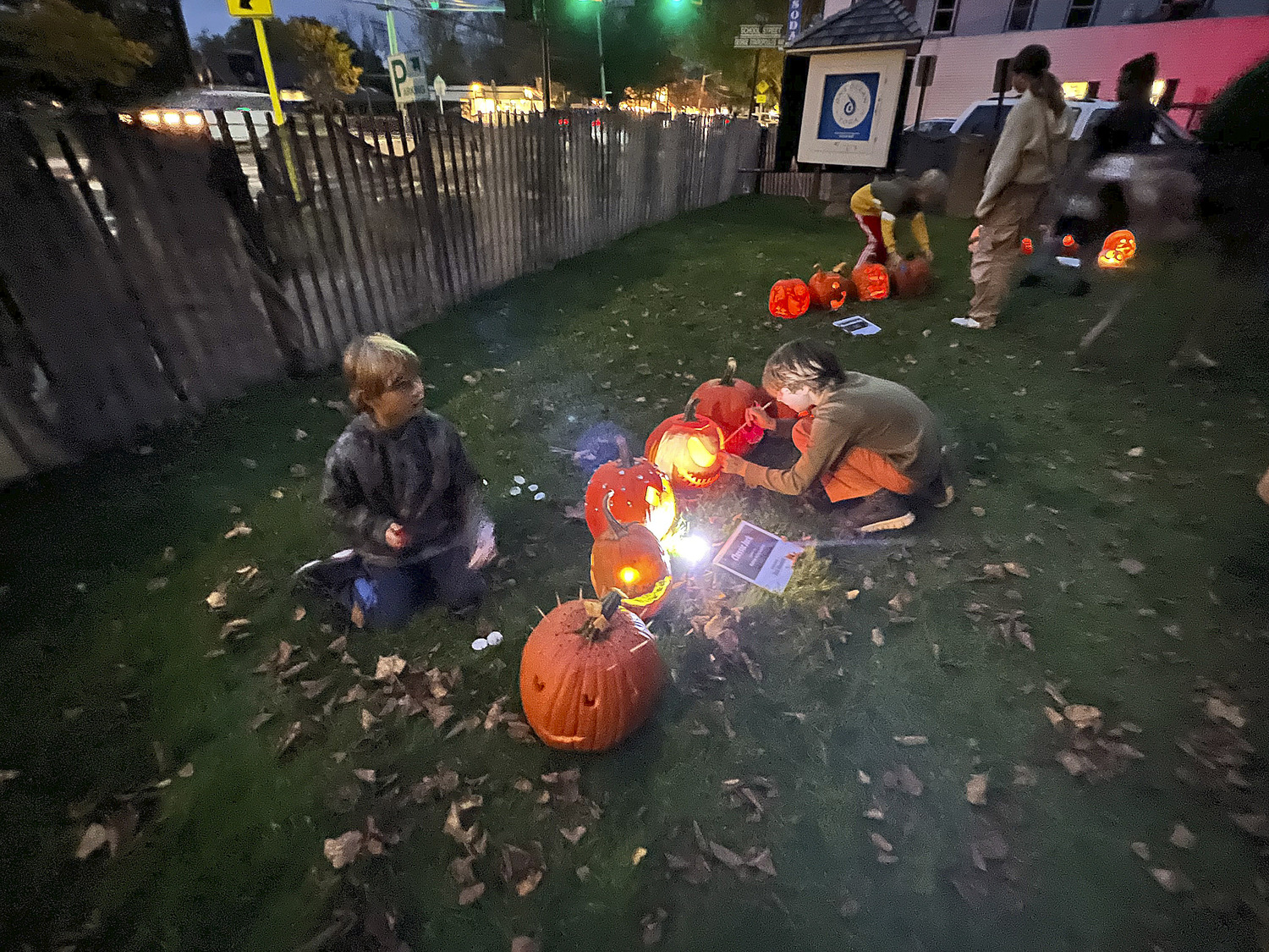 The Bridgehampton Lions pumpkin carving contest was held on Monday at the Bridgehampton Community House.