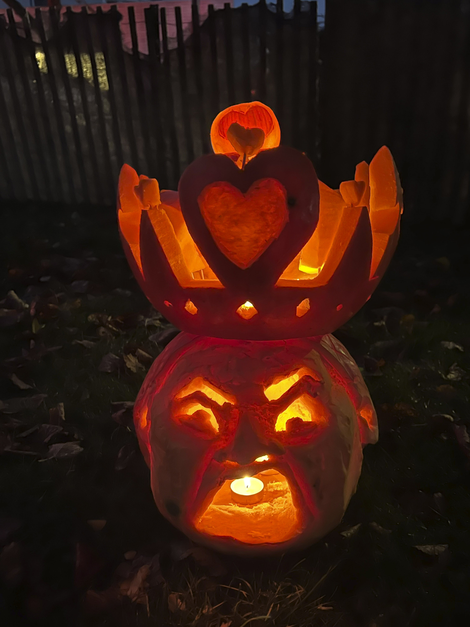 The Bridgehampton Lions pumpkin carving contest was held on Monday at the Bridgehampton Community House.