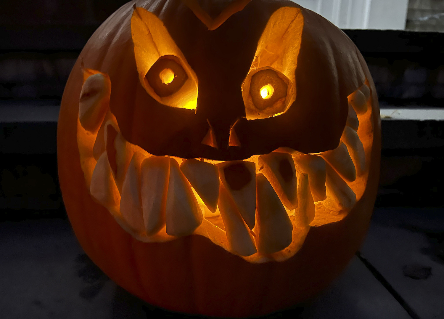 The Bridgehampton Lions pumpkin carving contest was held on Monday at the Bridgehampton Community House.