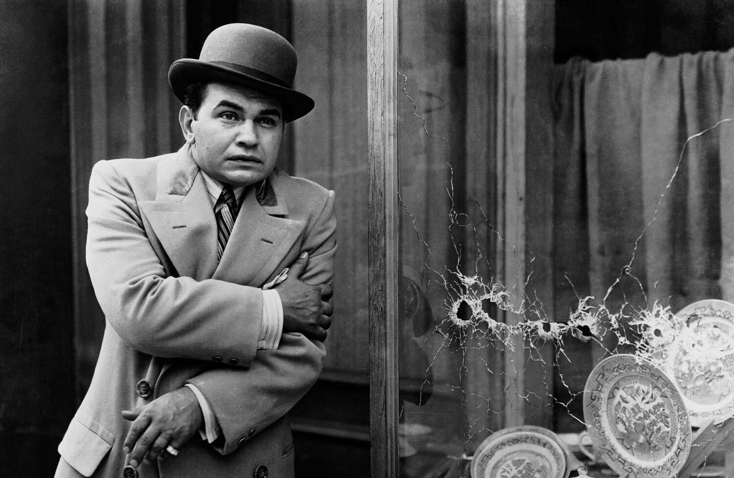 A scene from Mervyn LeRoy’s trailblazing gangster film “Little Caesar,” 1931. WARNER BROS.