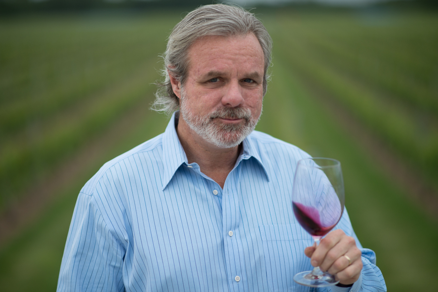 Bedell Cellars winemaker Richard Olsen-Harbich, author of “Sun, Sea, Soil, Wine: Winemaking on the North Fork of Long Island.” COURTESY BEDELL CELLARS