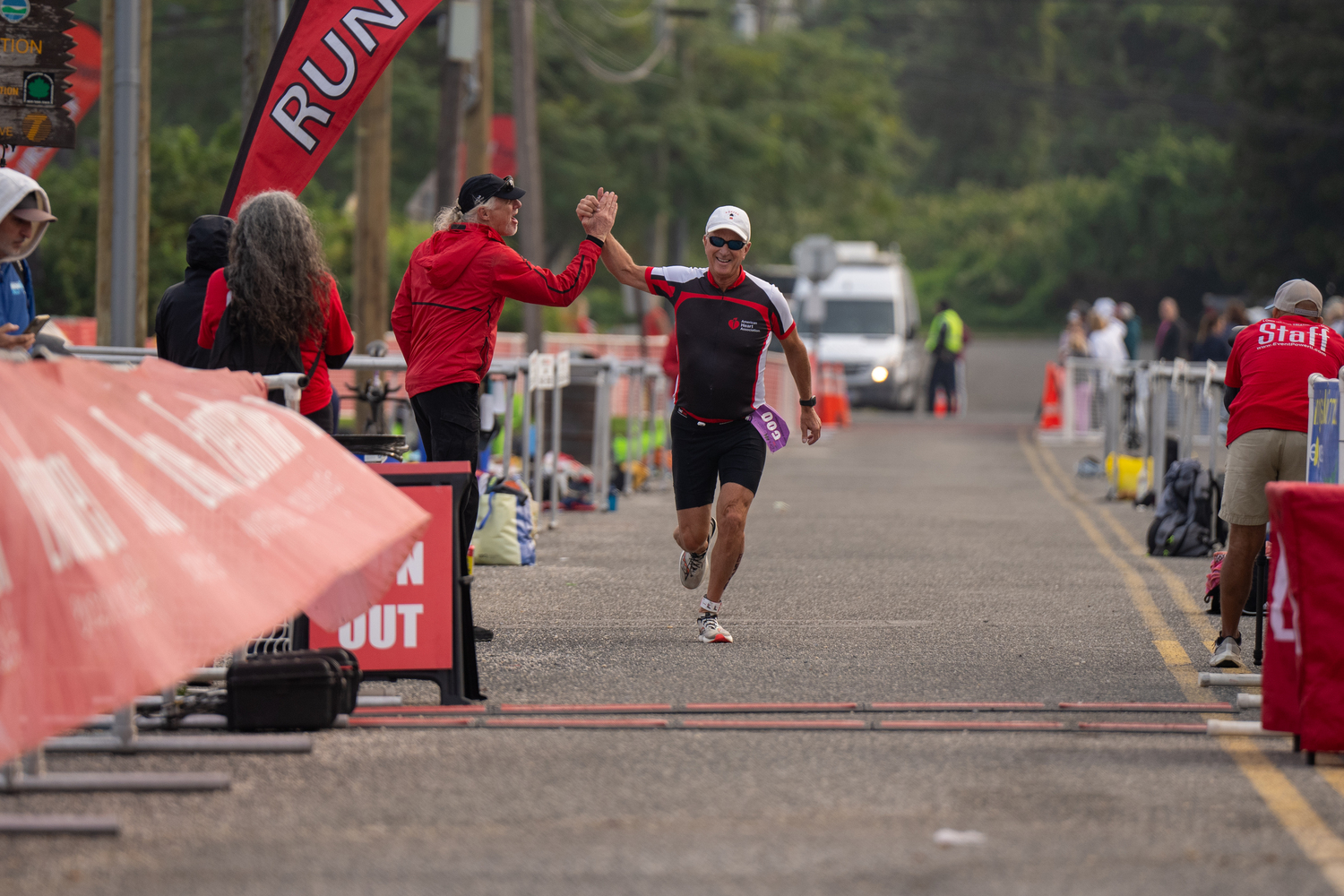 Starting the run.    RON ESPOSITO