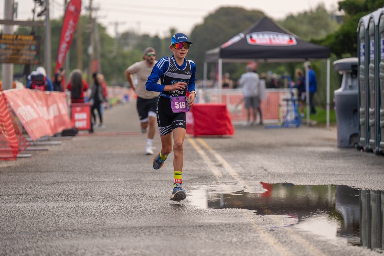 Brody Hoffman finished first in his age group.   RON ESPOSITO