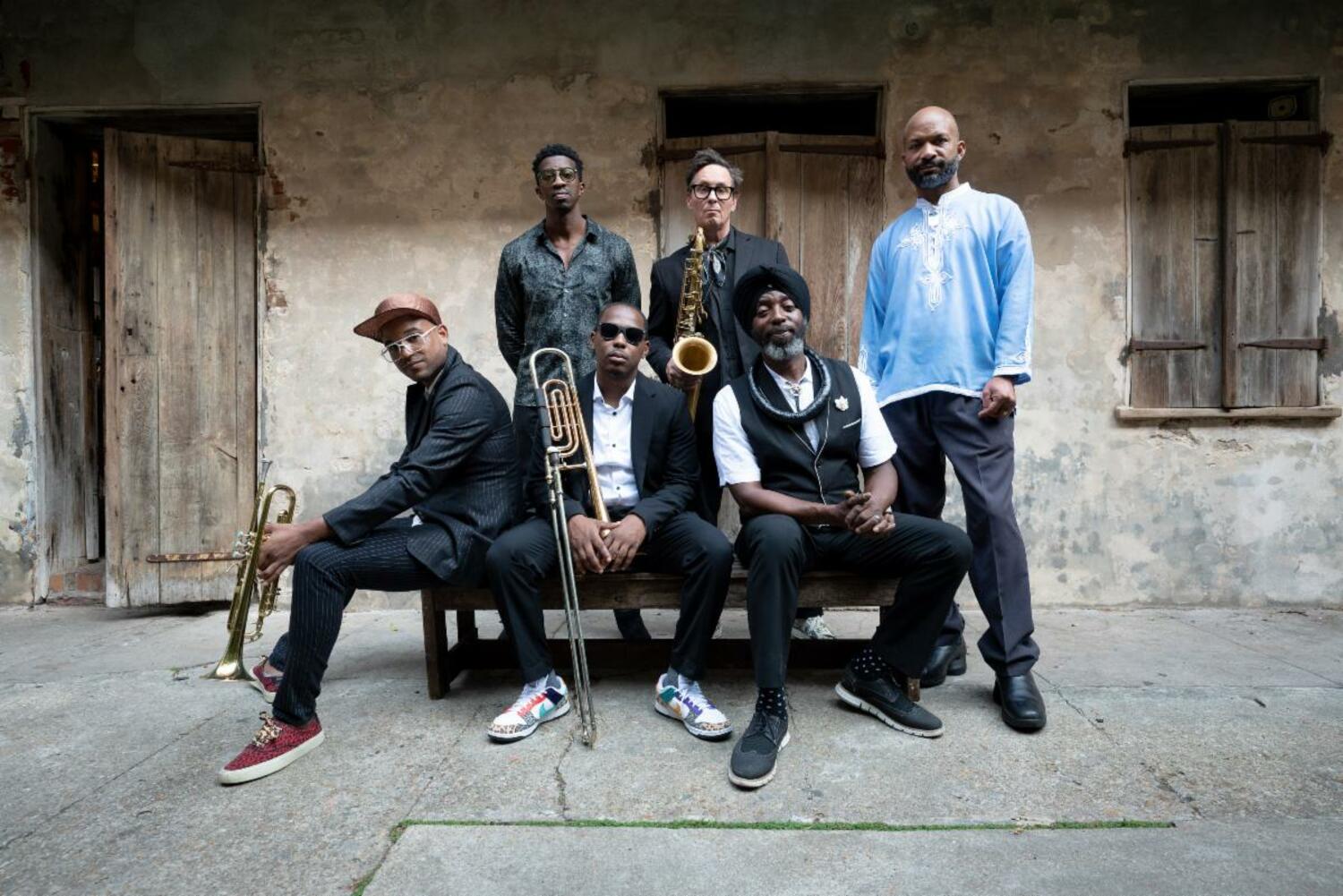 Preservation Hall Jazz Band performs “A Creole Christmas” at Suffolk Theater on November 26. COURTESY THE SUFFOLK