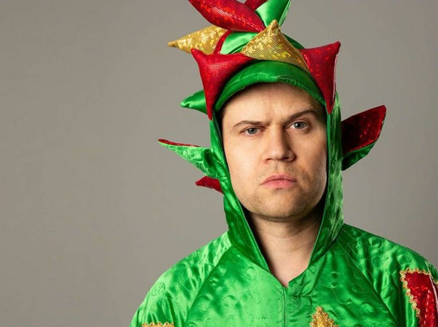 Piff The Magic Dragon (aka John Van der Put) performs at Suffolk Theater on October 26. COURTESY SUFFOLK THEATER