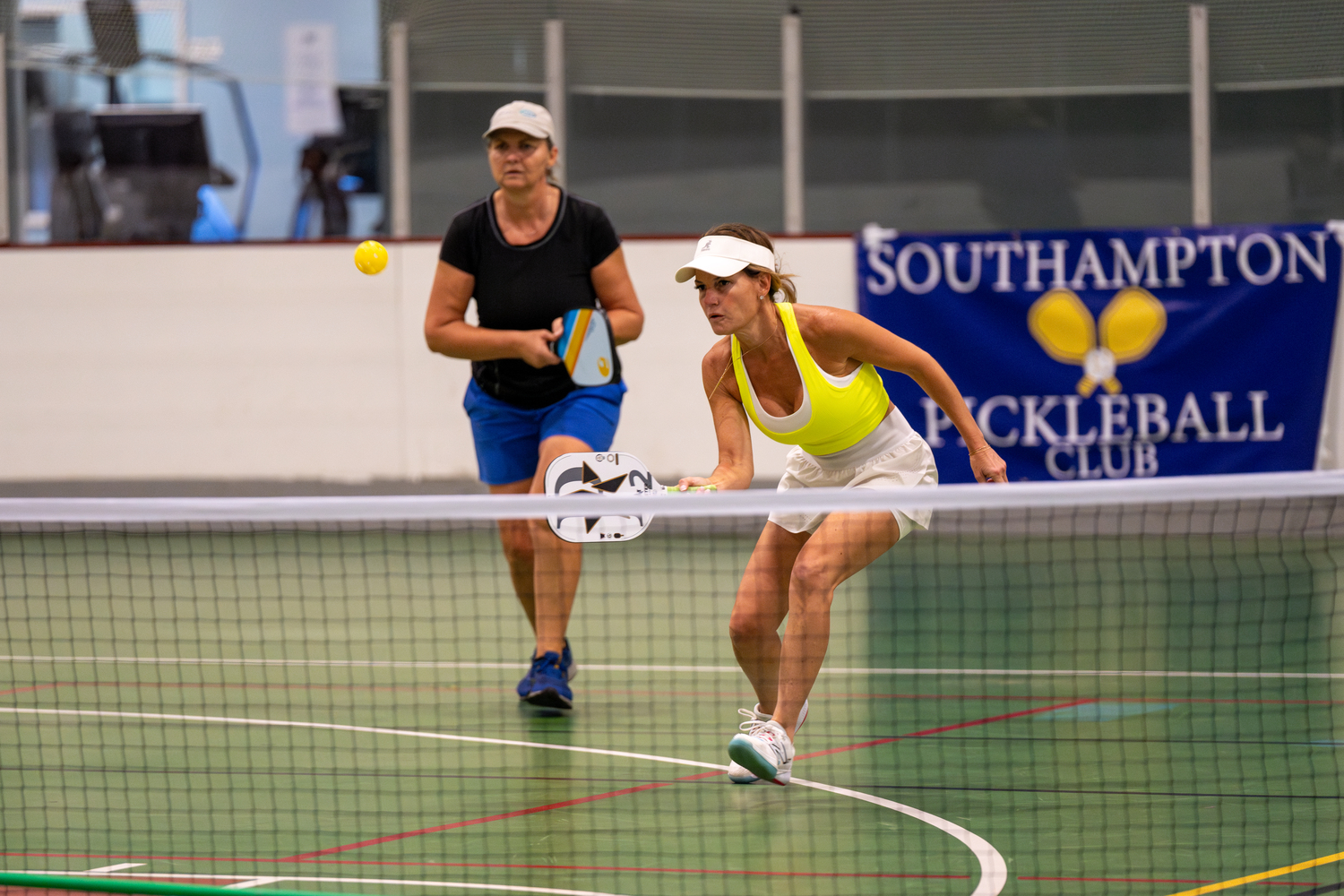 The Southampton Pickleball Club hosted its third annual Heart of the Hamptons tournament on Sunday at SYS.   RON ESPOSITO