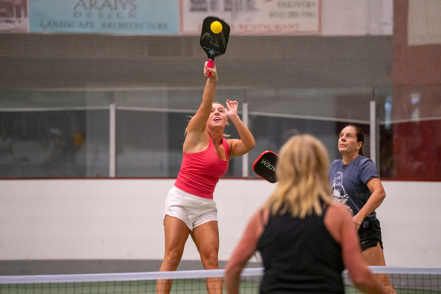 The Southampton Pickleball Club hosted its third annual Heart of the Hamptons tournament on Sunday at SYS.   RON ESPOSITO