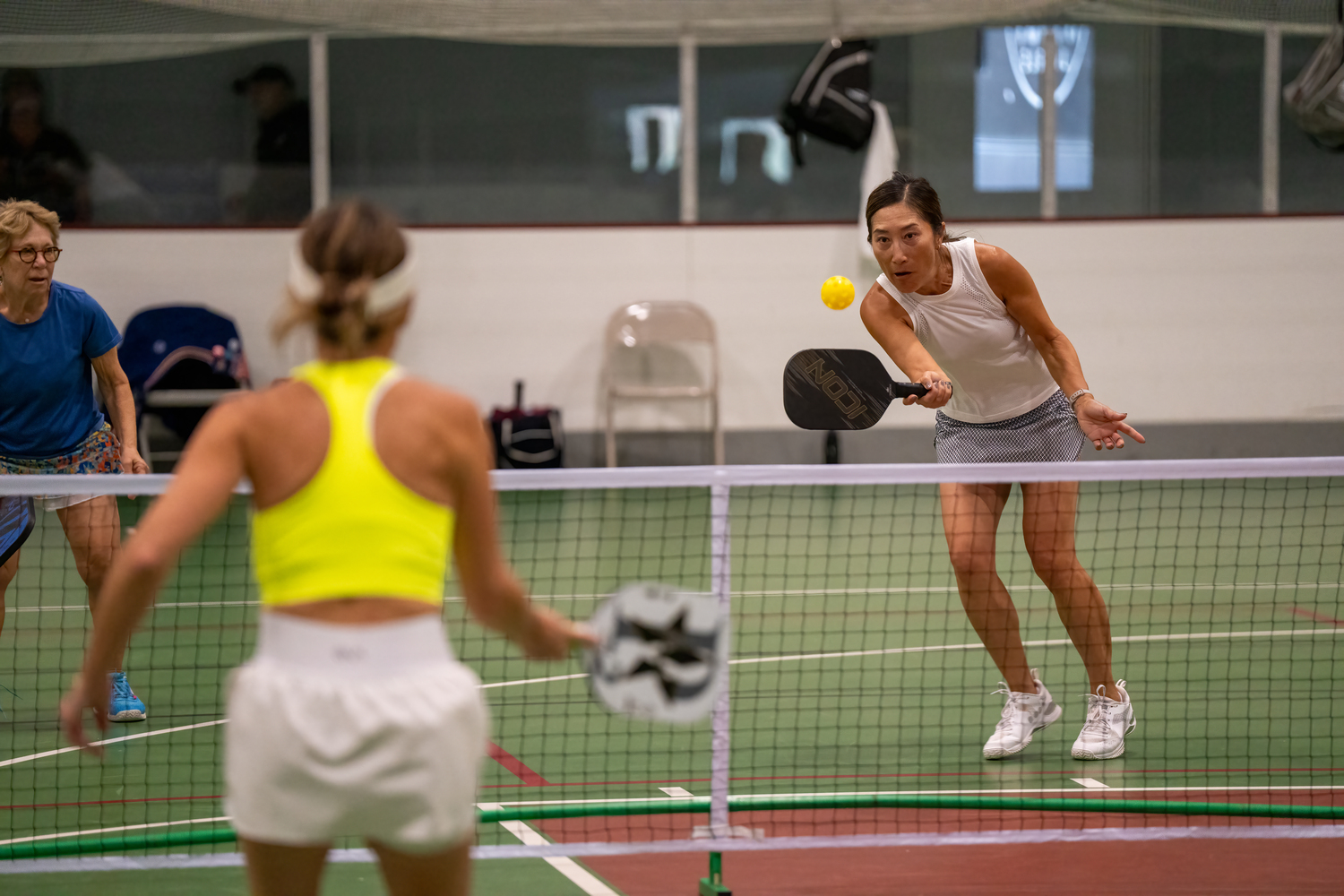 The Southampton Pickleball Club hosted its third annual Heart of the Hamptons tournament on Sunday at SYS.   RON ESPOSITO