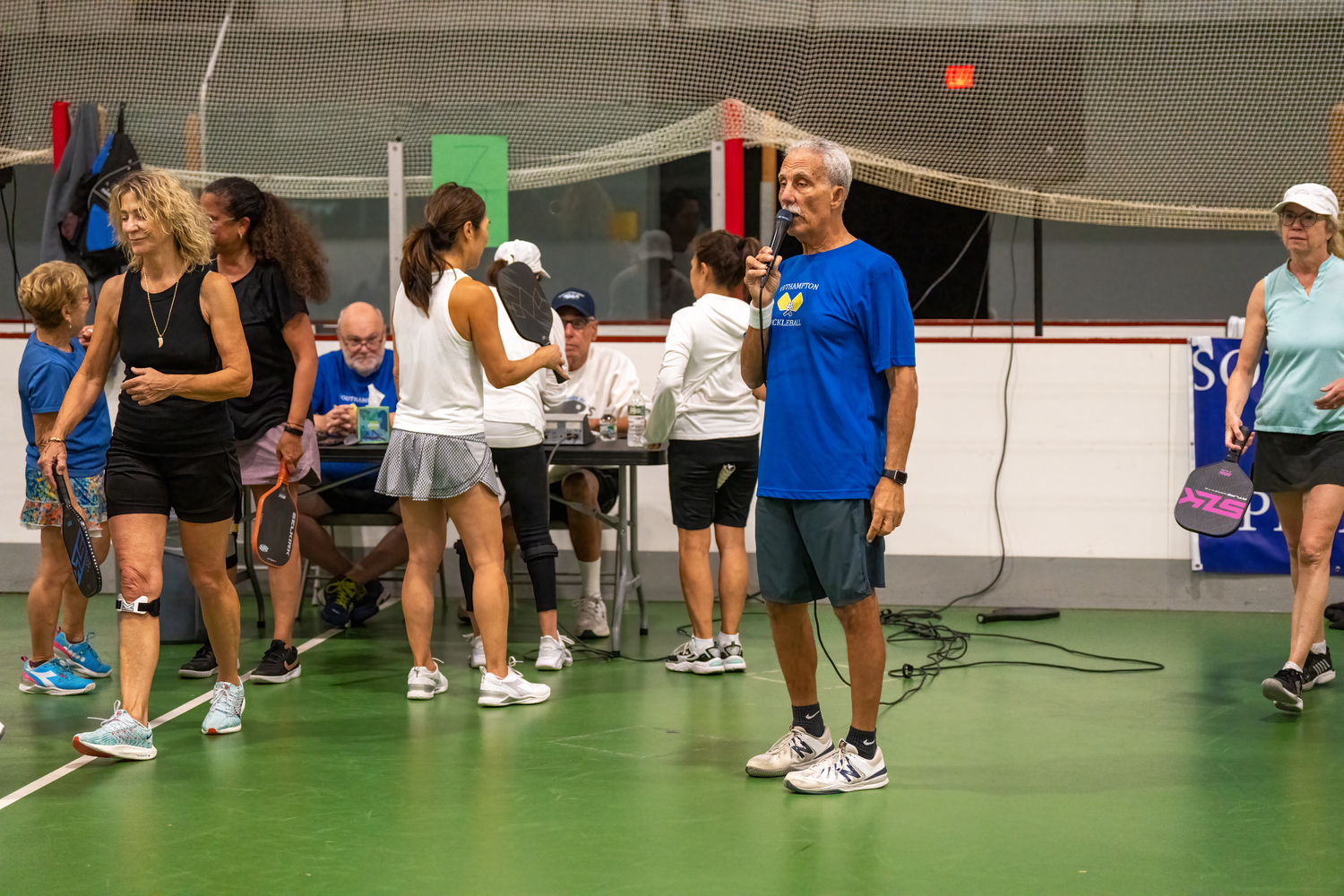 The Southampton Pickleball Club hosted its third annual Heart of the Hamptons tournament on Sunday at SYS.   RON ESPOSITO