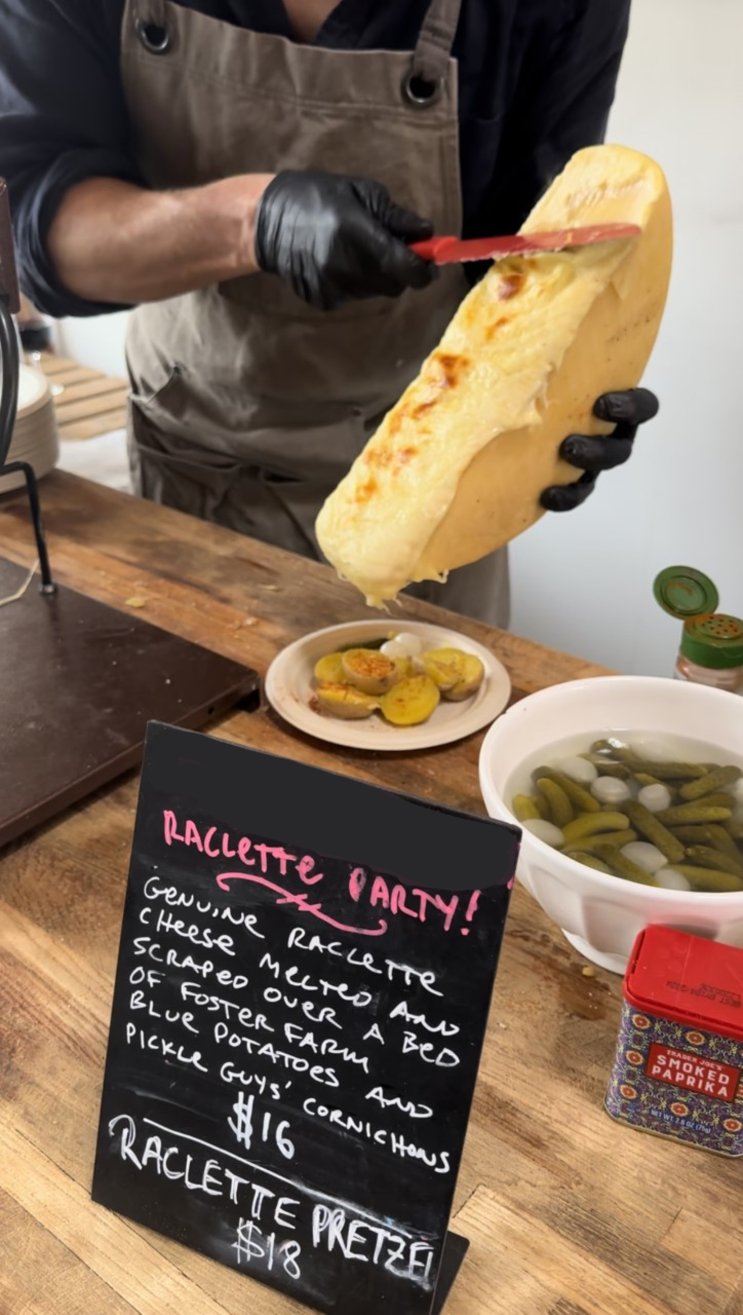 Bedell raclette pop up. BEDELL CELLARS