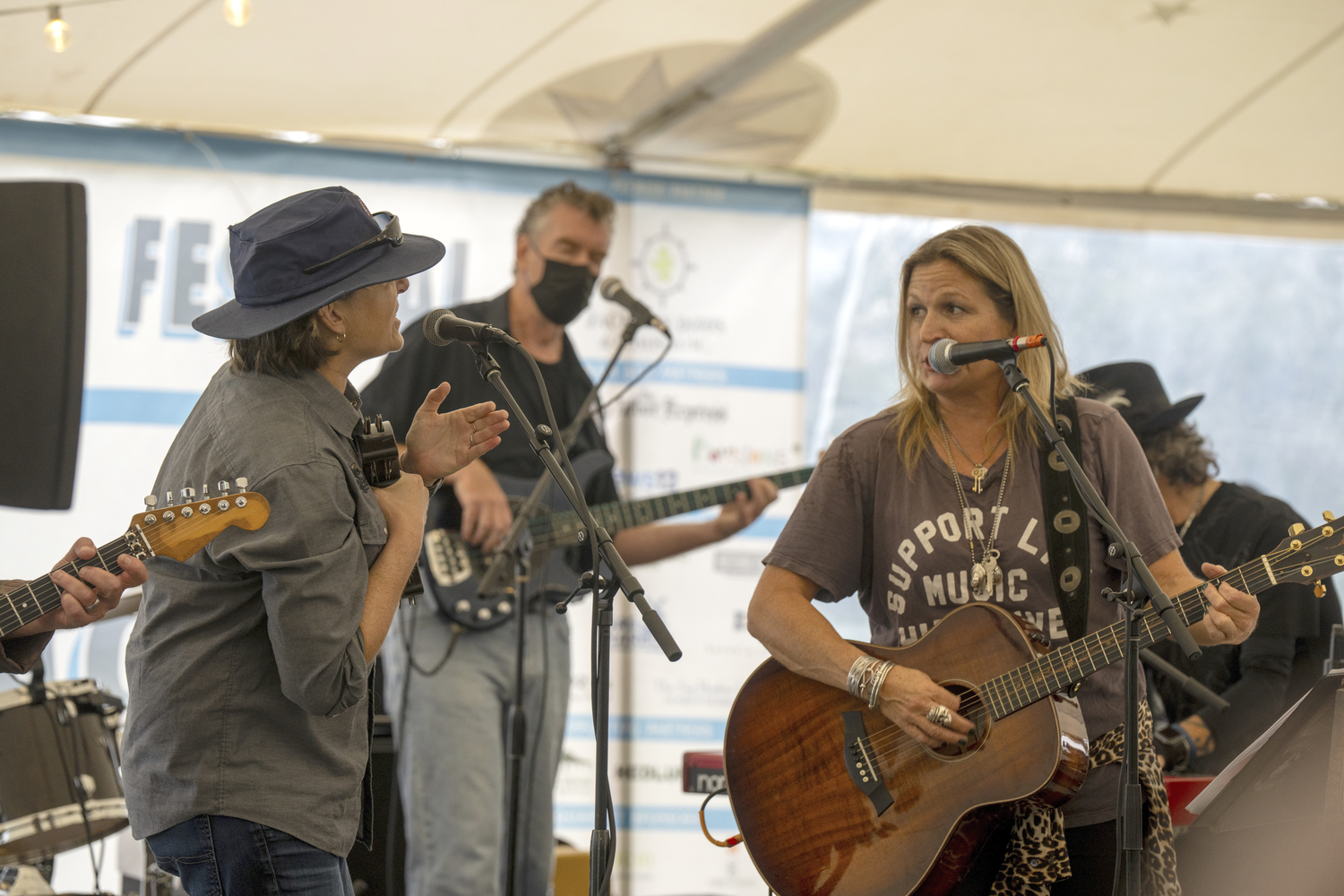 Inda Eaton and Nancy Atlas.