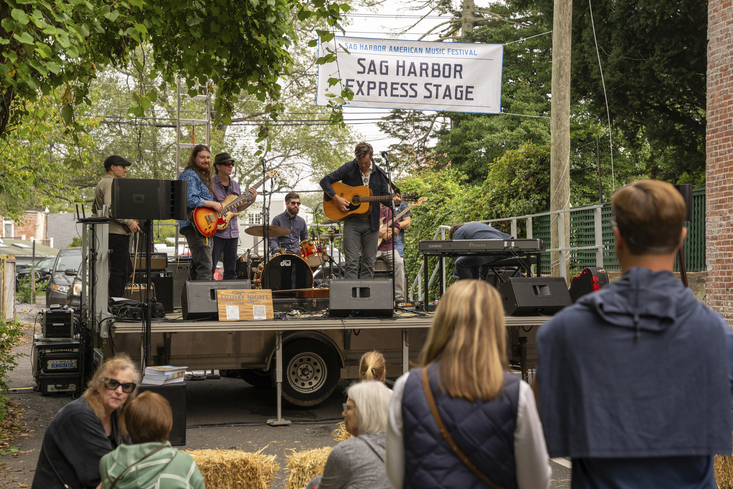 Friday Night Traditional performs on the Sag Harbor Express Alley Stage on Sunday afternoon.