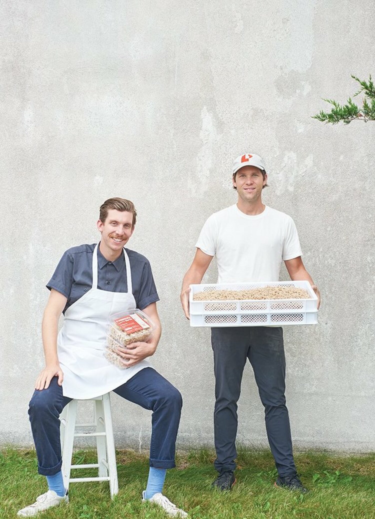 Brothers Dylan and Sean Carroll make hand-crafted pasta with whole grains sourced from Amber Waves and Balsam Farms, and they make their product at the East End Food kitchen.