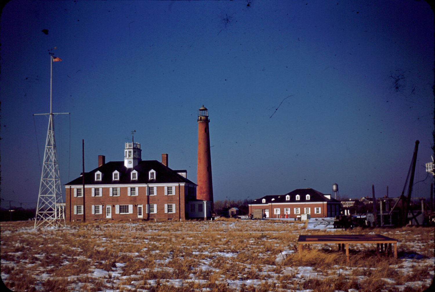 The Shinnecock Lighthouse in December 1948.