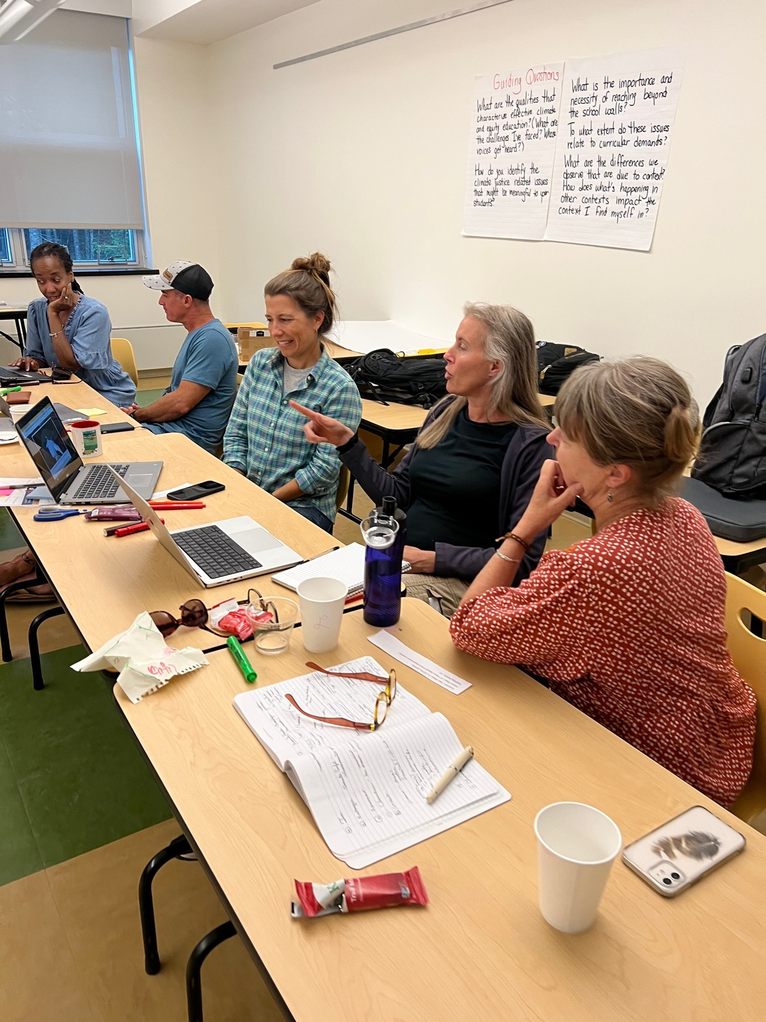 The MacArthur Foundation Institute on Climate and Equity included class time for collaboration and learning from colleagues, researchers and activists from across the United States. COURTESY JENNIFER KELLER