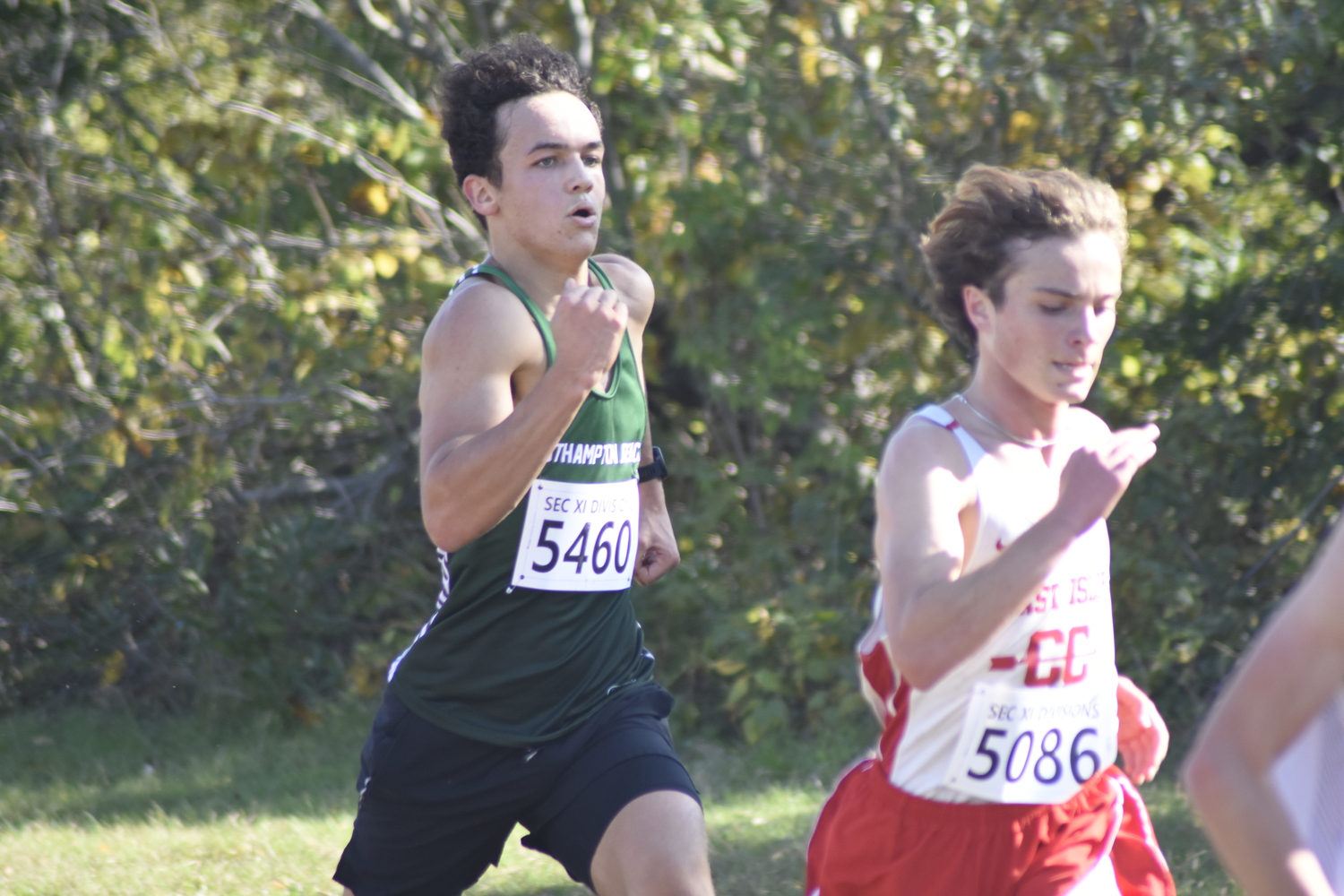 Westhampton Beach junior Ezekiel McCrary.   DREW BUDD