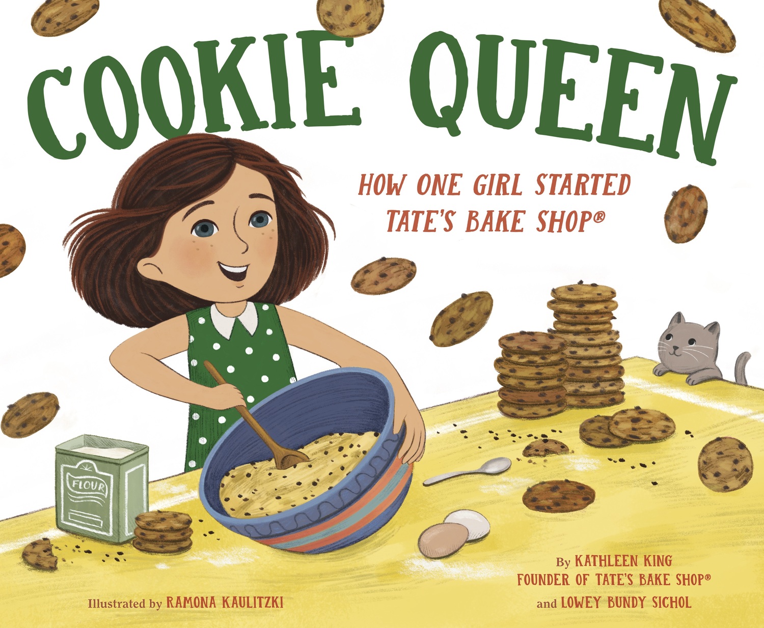 The cover of “Cookie Queen: How One Girl Started Tate’s Bake Shop.” RANDOM HOUSE BOOKS FOR YOUNG READERS