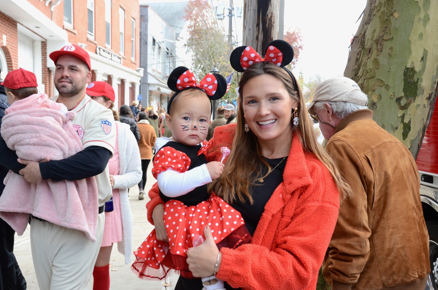 On the Pumpkin Trail in Sag Harbor on Halloween.