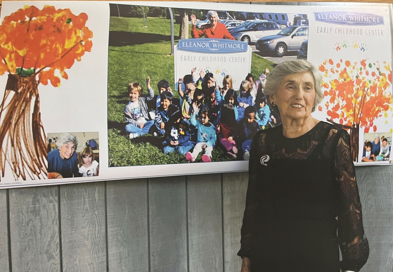 Eleanor Whitmore joined the board of the East Hampton Day Care, which later became the Eleanor Whitmore Early Childhood Center, in 1990 and was a passionate supporter of the center for decades.
