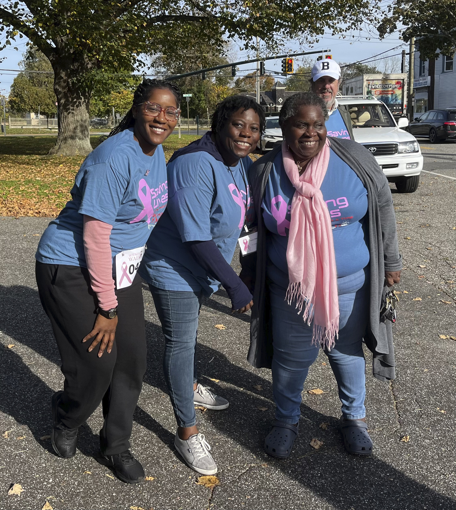 Adesuwa Watson of the the Suffolk County Office of Minority Affairs, Nikki Stewart of the the Witness Project, and Bonnie Cannon of the Bridgehampton Child Care & Recreational Center at the Center's first ever 