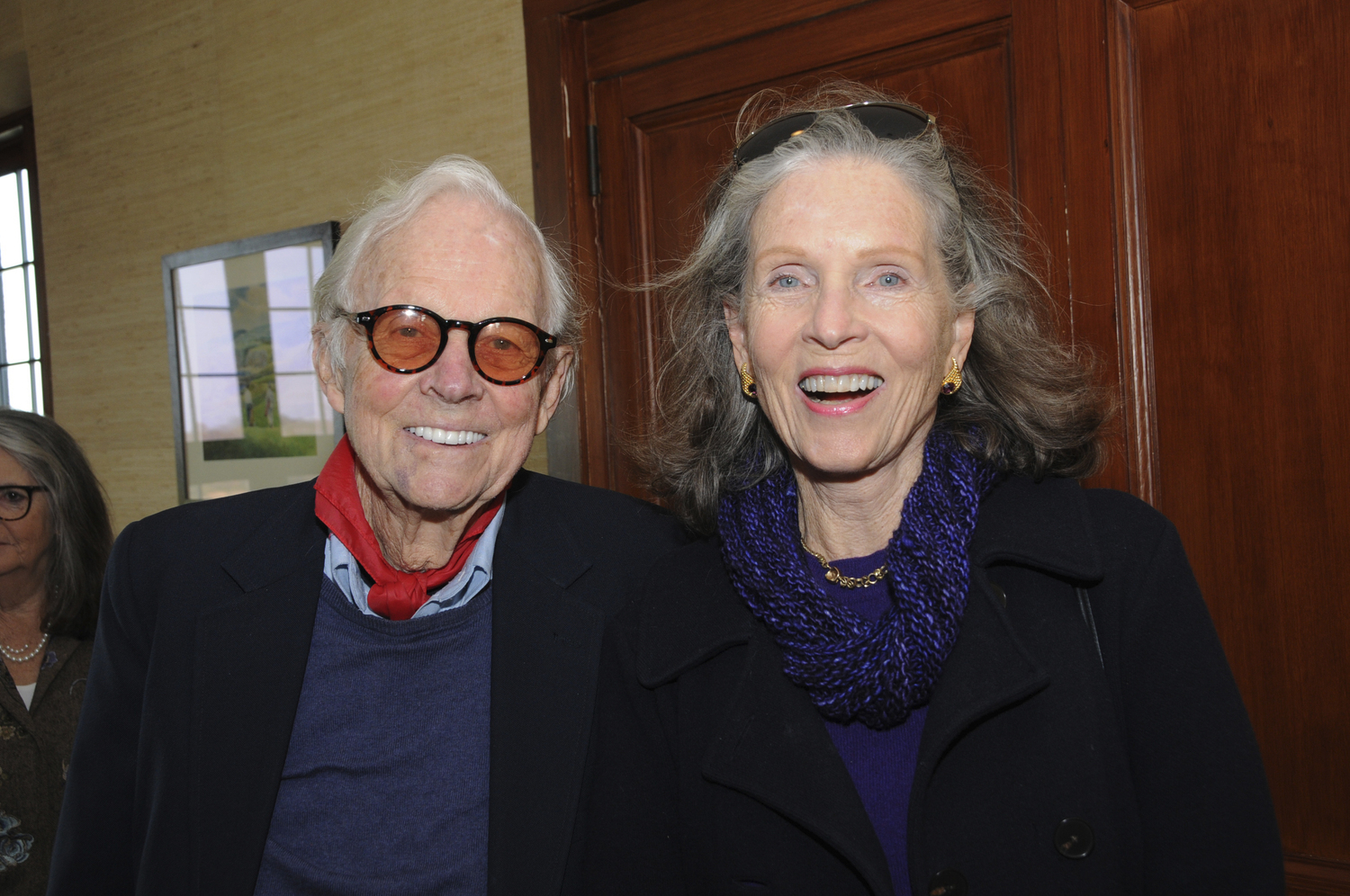 David and Jeanie Stiles at the The Ladies' Village Improvement Society of East Hampton's 31st Annual Landmarks Luncheon at the  Maidstone Club in East Hampton on Saturday Guest keynote speaker was author, critic, curator and cultural historian Alastair Gordon, whose presentation, 