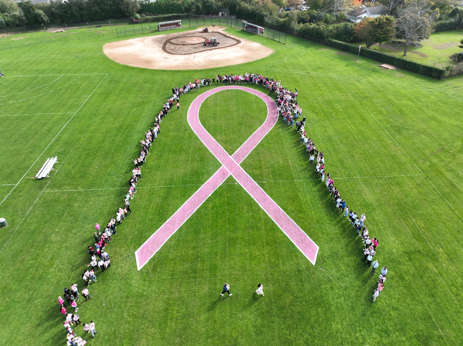 Southampton Intermediate School marked Breast Cancer Awareness Month with several activities. COURTESY SOUTHAMPTON SCHOOL DISTRICT