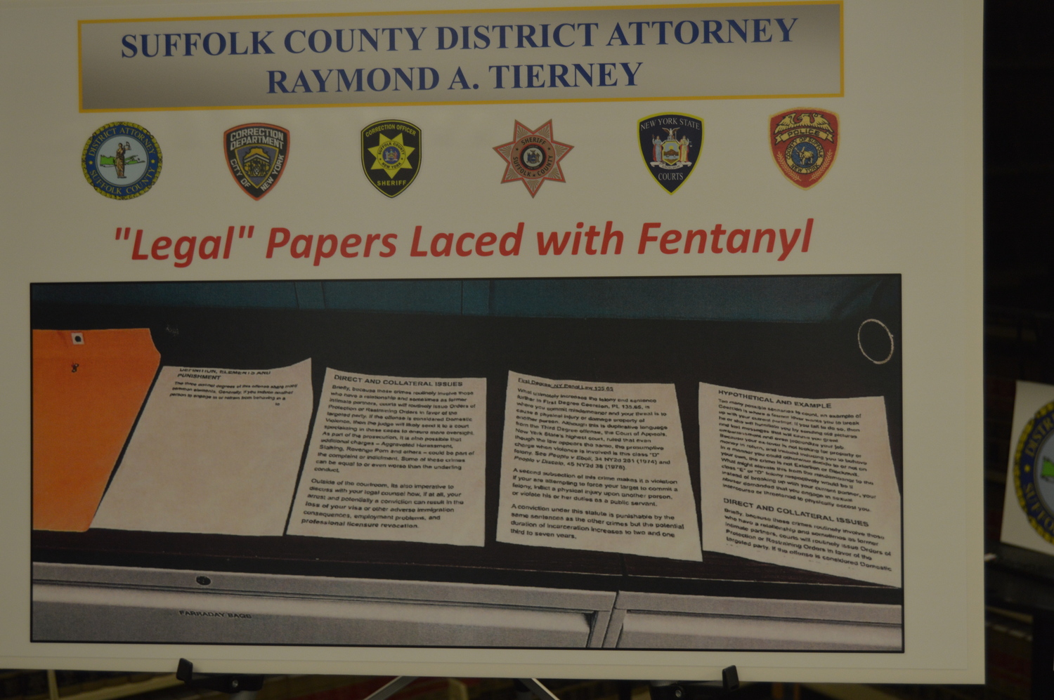 A fentanyl smuggling plot at the Riverside jail facility included drug-laced legal papers. TOM GOGOLA