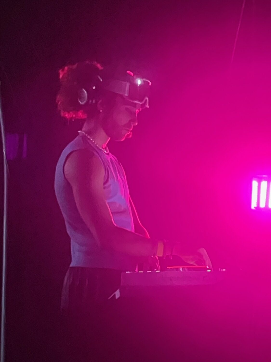 Kai Parcher-Charles is turning LTV in The Hangar, an evening filled with art installations, immersive lighting and DJ music. COURTESY LTV