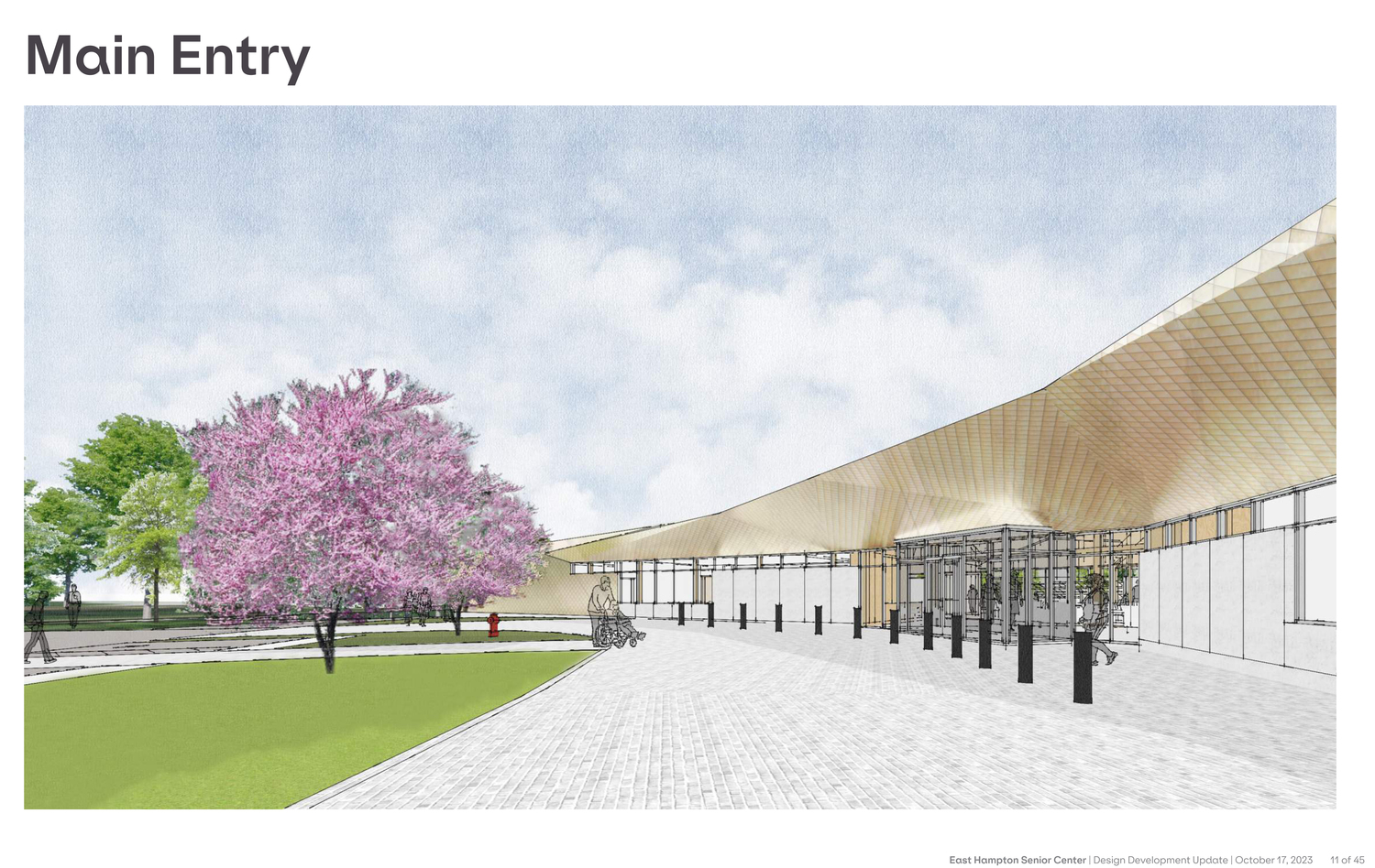 The new East Hampton Town Senior Center would cost more than $31 million to build as currently designed, consultants to the town this last week. 
R2 ARCHITECTURE