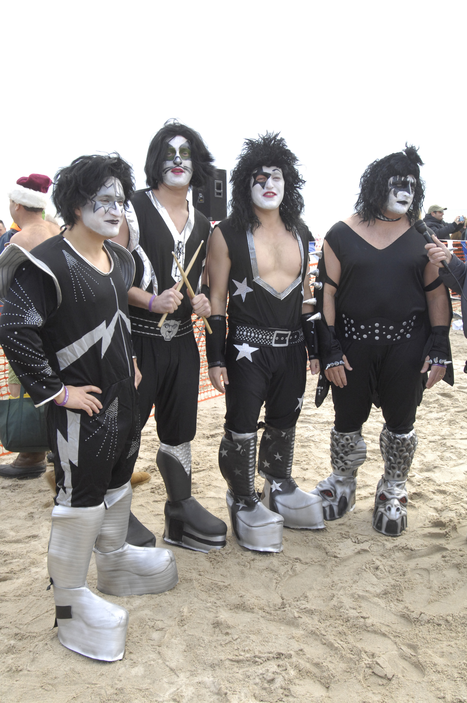 The Epley's as Kiss at the 2011 Polar Bear Plunge.