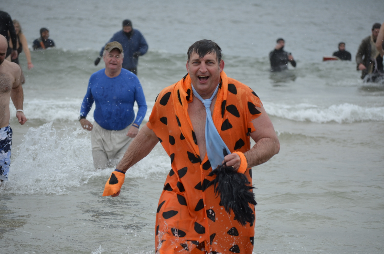 Mark Epley During the 2013 Plunge.