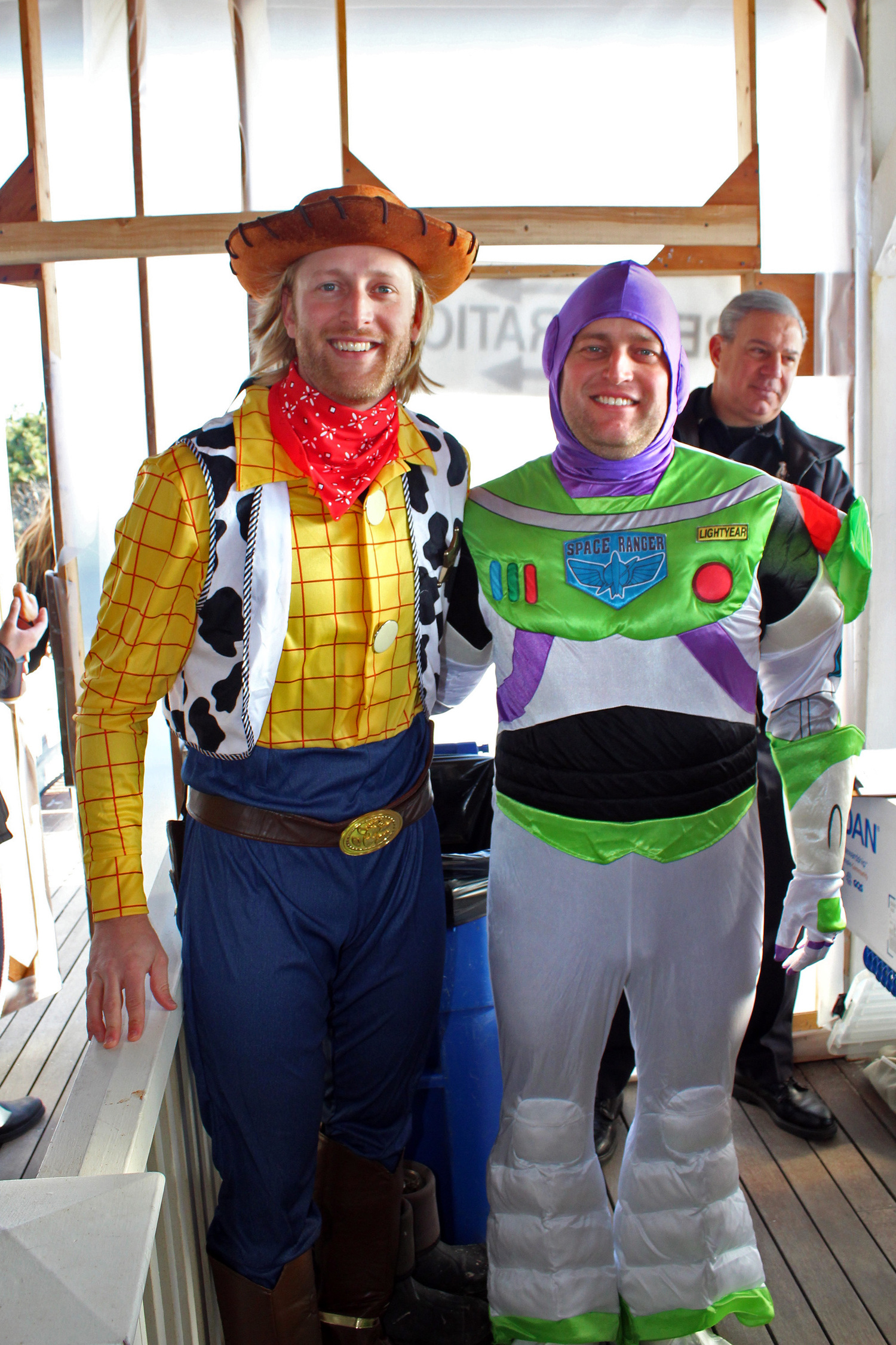 Nick and Zach Epley at the 2018 Polar Bear Plunge.  TOM KOCHIE