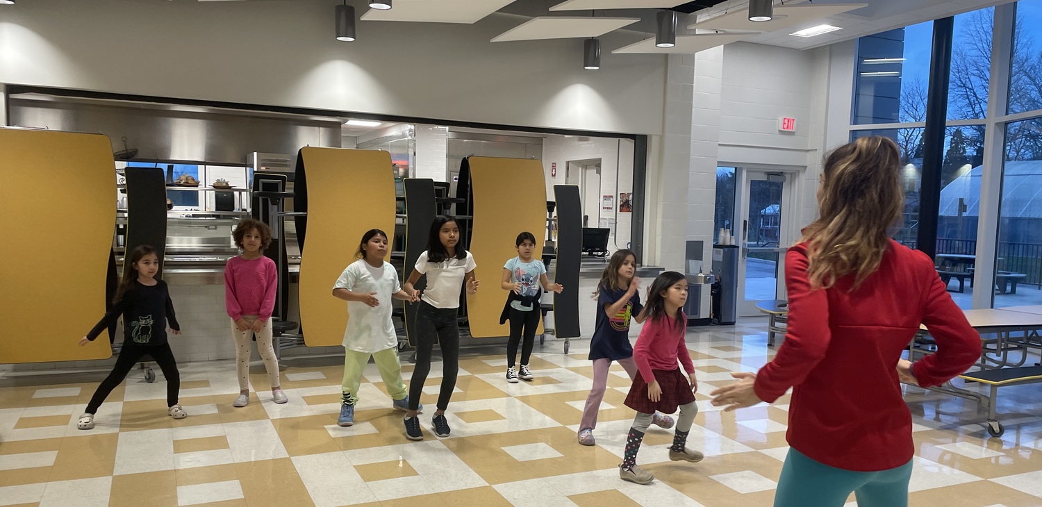 Bridgehampton Union Free School District students, parents and teachers got the chance to participate in a Zumba class hosted by Sabrina Manglaviti. The Zumba after-school program pioneered by Hamra Ozsu is possible thanks to the schools 21st Century grant. The program helps to build school community through dance. Students and parents are exposed to music from around the world and learn the importance of fitness. COURTESY BRIDGEHAMPTON SCHOOL DISTRICT