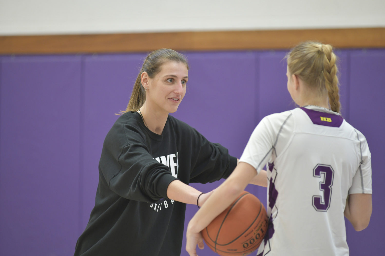 Alexis Fotopoulos during Saturday's game against Amityville.    DANA SHAW