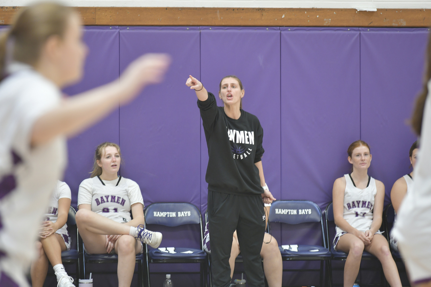 Alexis Fotopoulos during Saturday's game against Amityville.    DANA SHAW