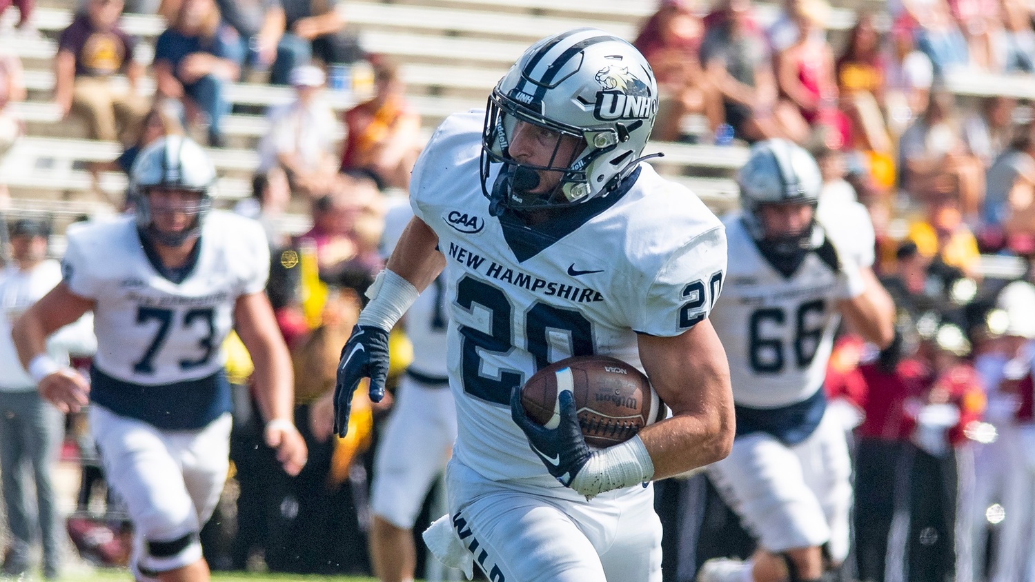 University of New Hampshire senior running back Dylan LaUbe. UNIVERSITY OF NEW HAMPSHIRE ATHLETICS