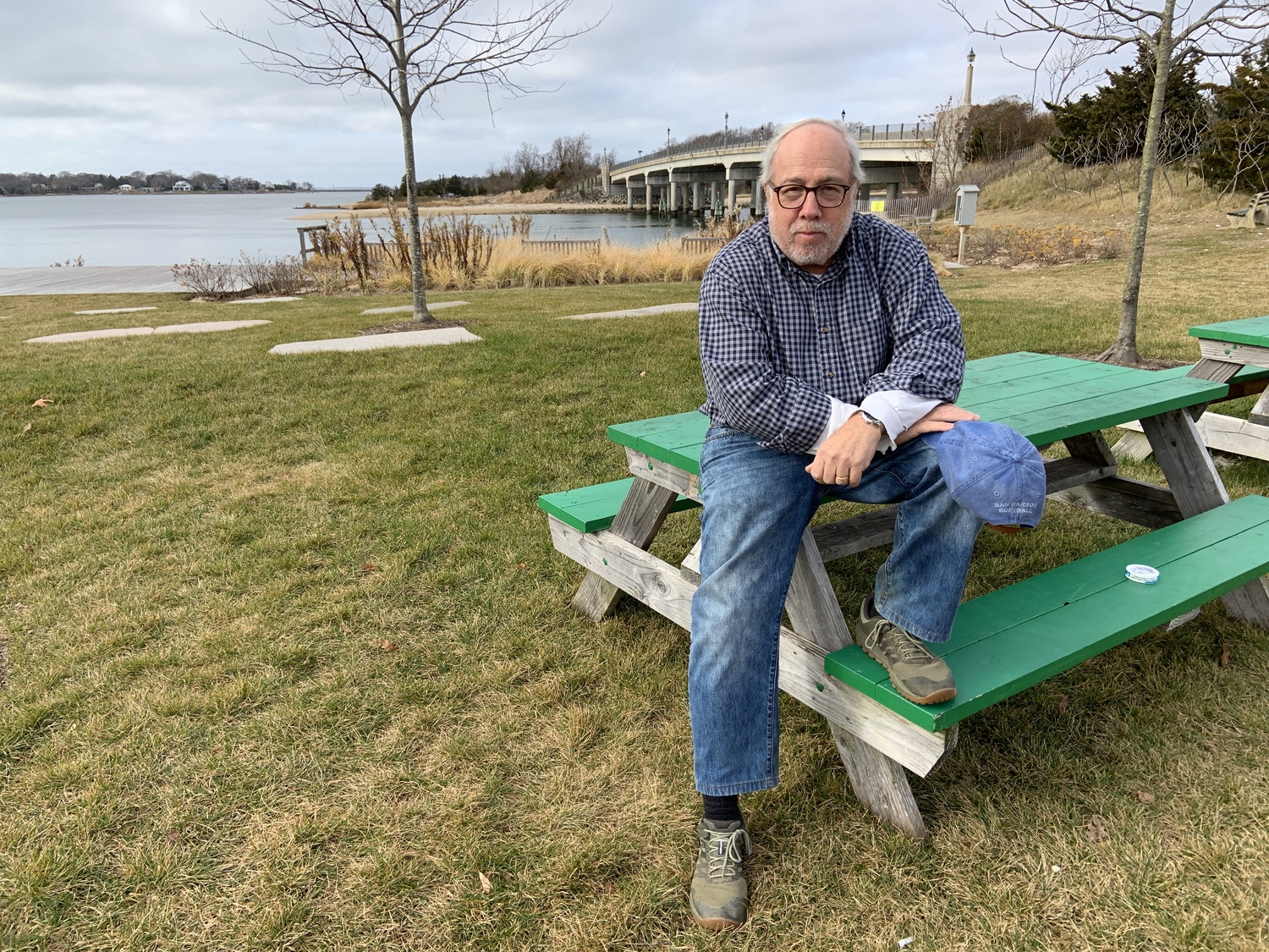 Ed Hollander at John Steinbeck Waterfront Park. STEPHEN J. KOTZ