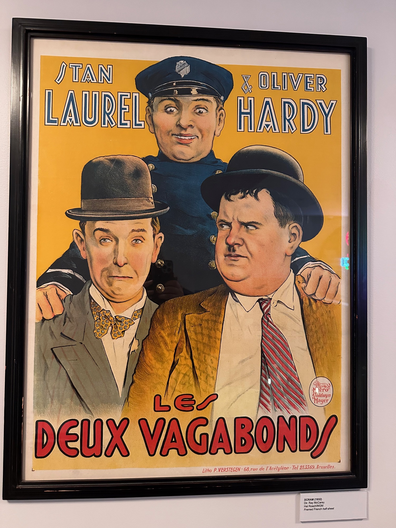 Joe Lauro's poster of Laurel and Hardy in 