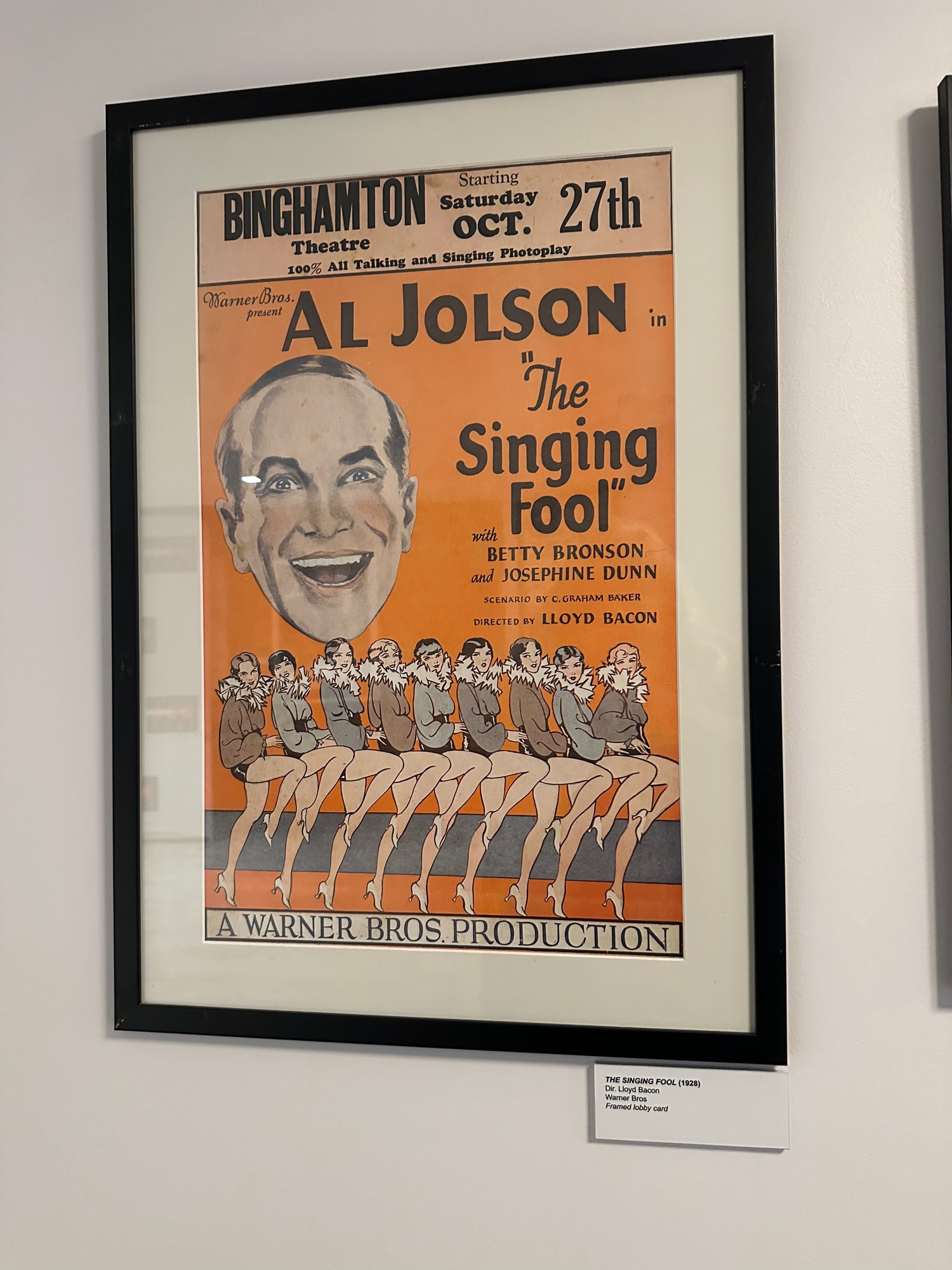 Joe Lauro's poster of Al Jolson in 