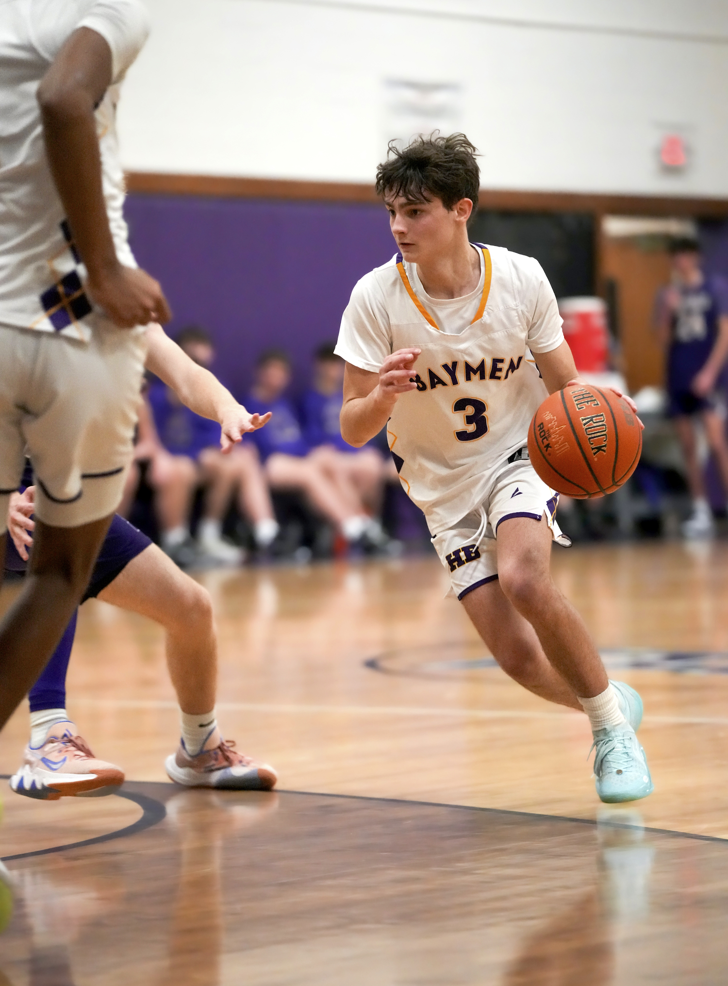 Senior guard James Powers. RON ESPOSITO