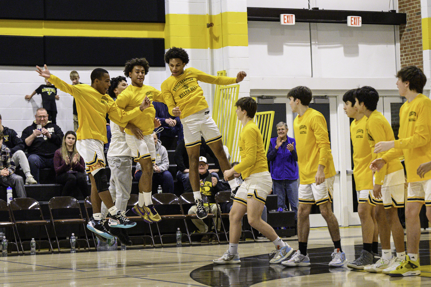 The Killer Bees get ready for their first home game of the season on Thursday, December 14.   MARIANNE BARNETT