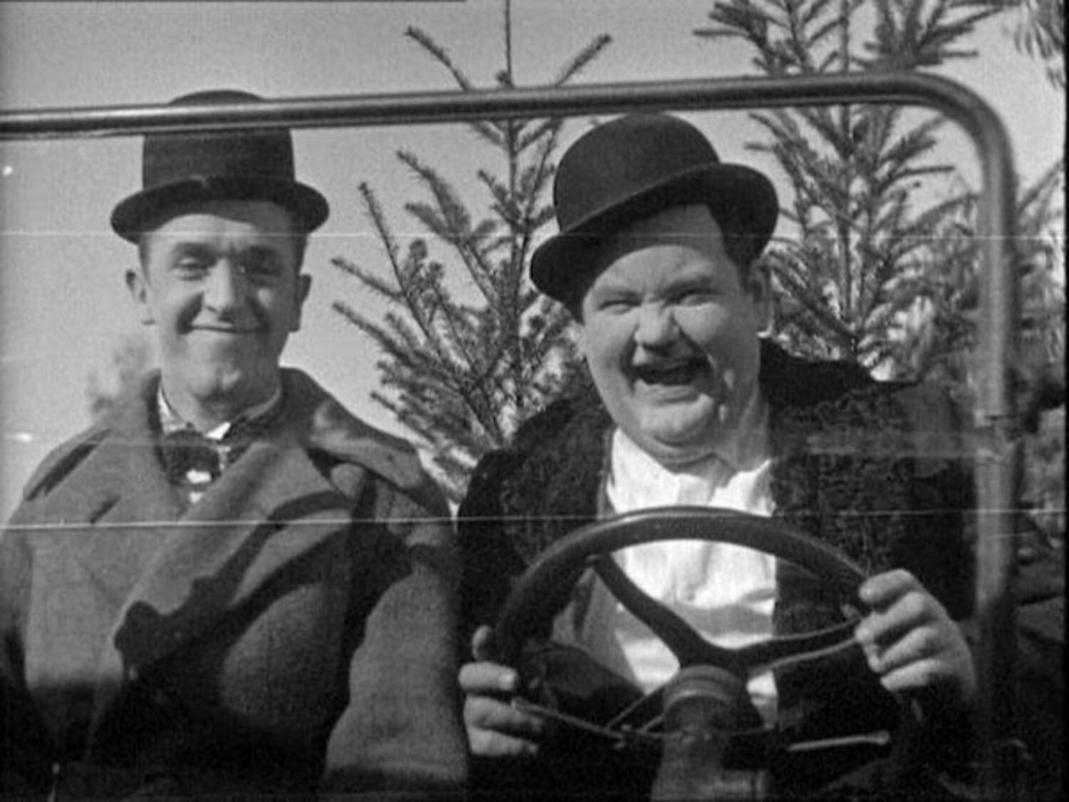 Laurel and Hardy in the 1929 film 