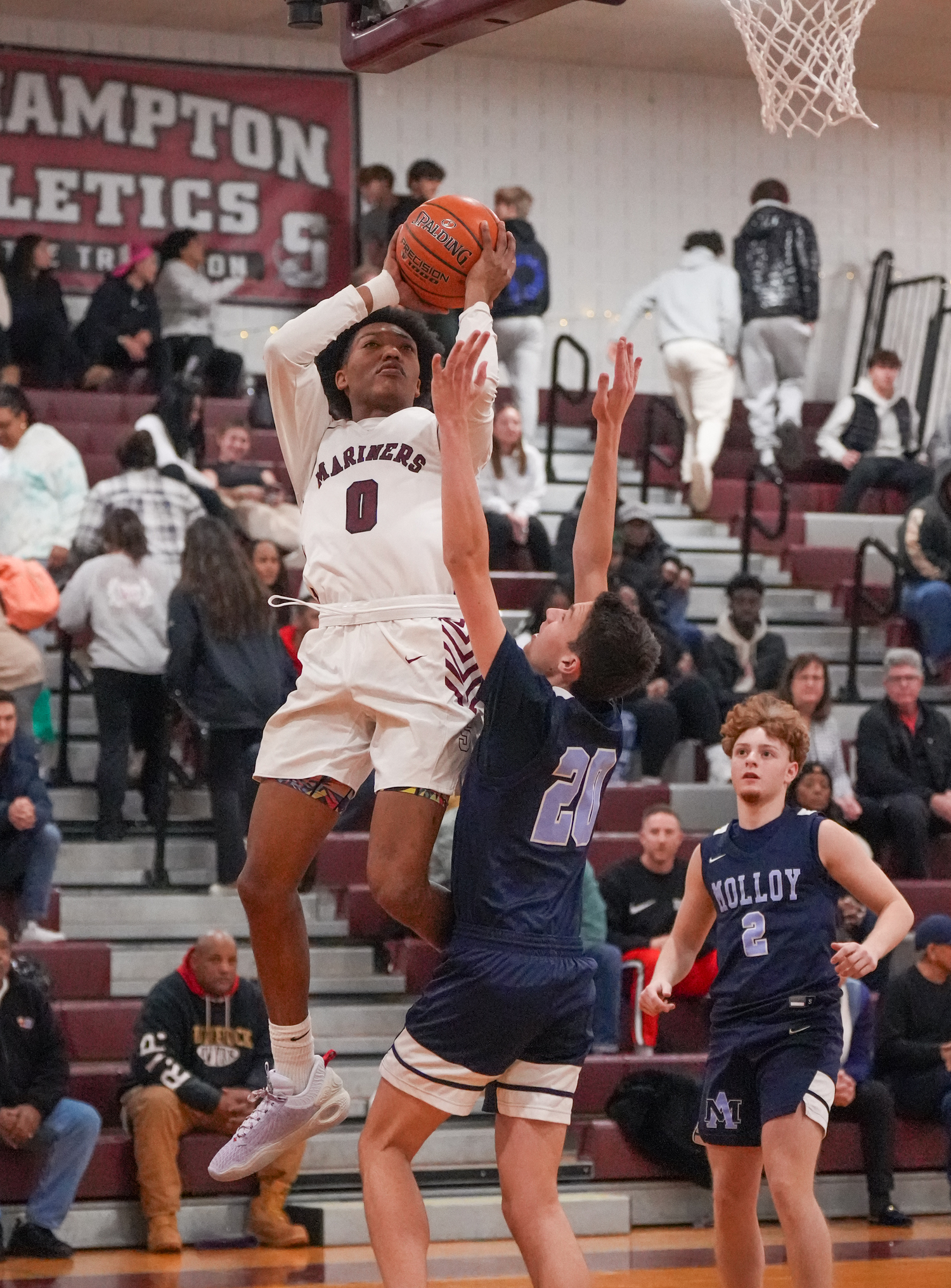 Naevon Williams puts up a jumper against Archbishop Molloy on December 22.   RON ESPOSITO/SOUTHAMPTON SCHOOL DISTRICT