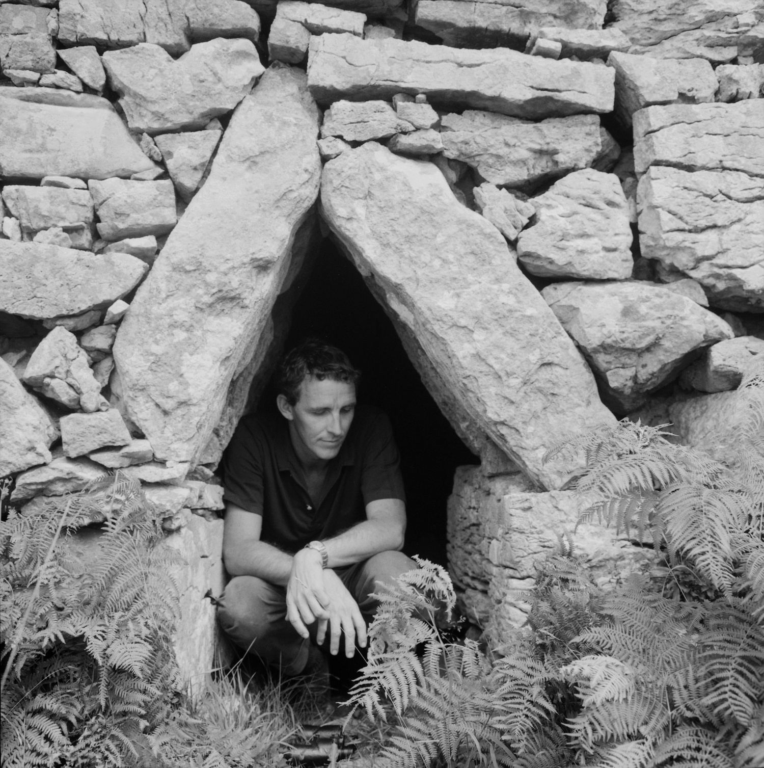 Peter Matthiessen in Ireland in 1965. COURTESY RUE MATTHIESSEN