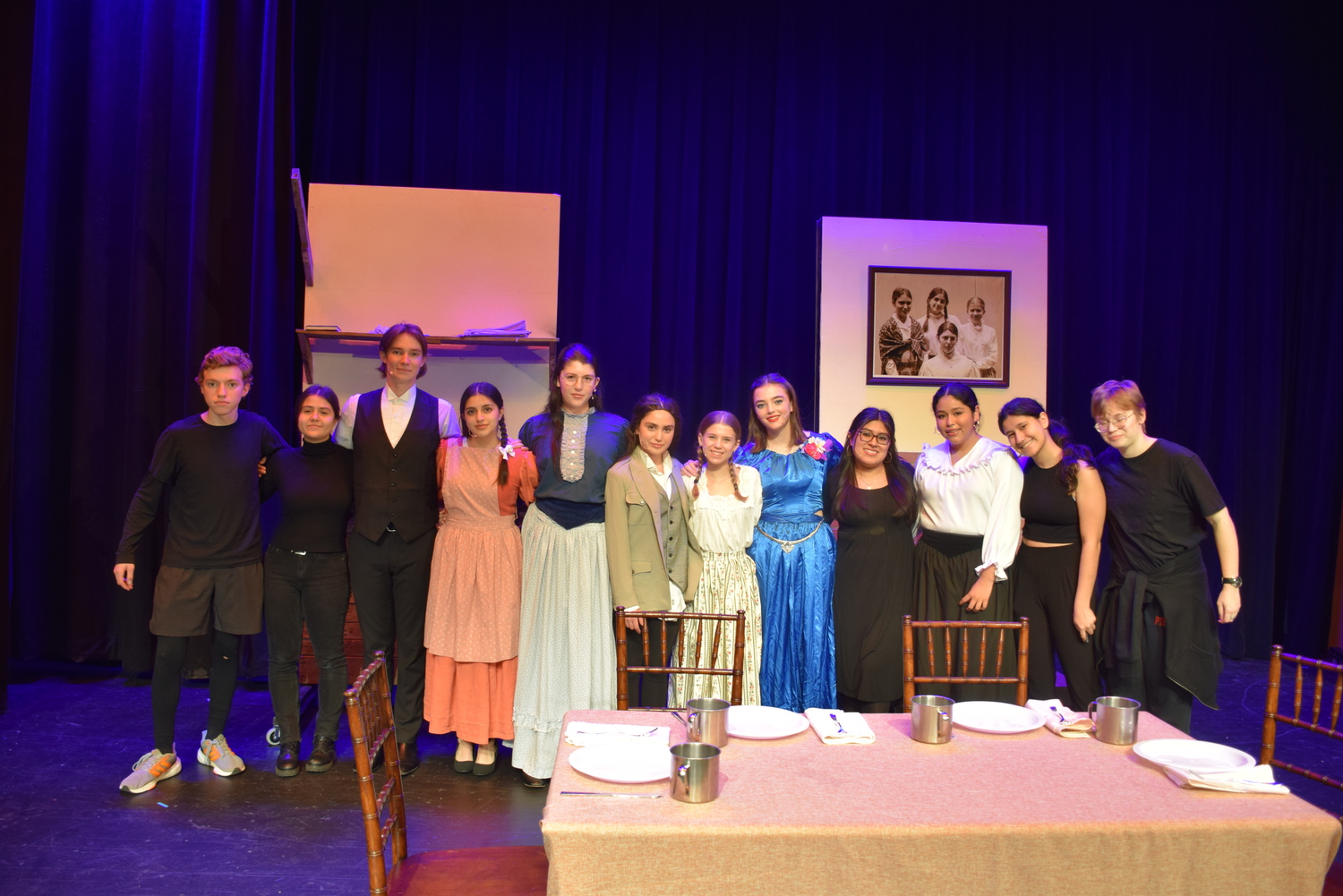 Pierson High School theater students recently staged their 2023-24 high school play, “Little Women.