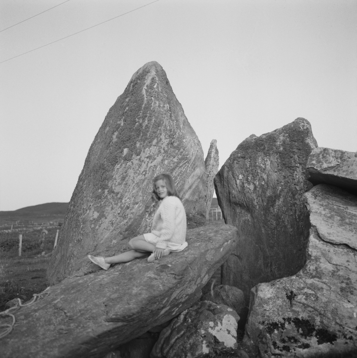 Rue Matthiessen in Ireland in 1965. COURTESY RUE MATTHIESSEN