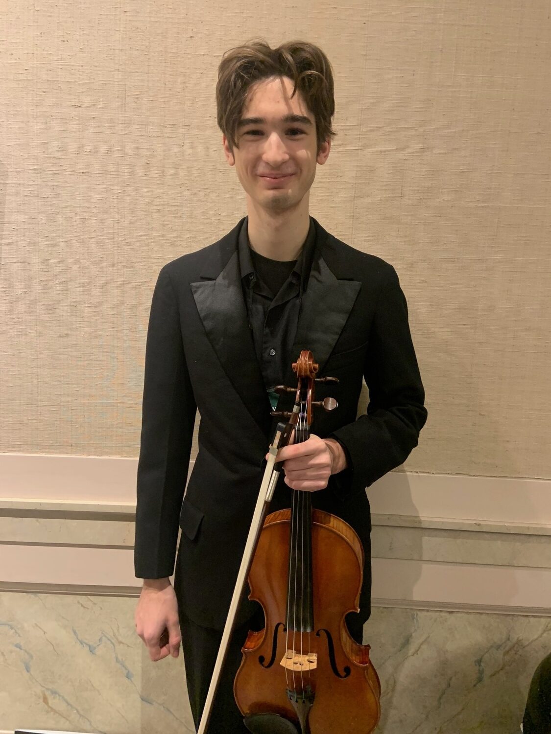 Southampton High School violist Julian Misut recently participated in the 2023 All-State Music Festival in Rochester. COURTESY SOUTHAMPTON SCHOOL DISTRICT