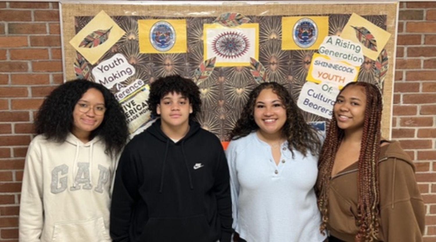 Four Southampton students,  London Bess, Sa’Naya Morris, Taylor Robinson and Dyson Smith, had the opportunity to participate in the College Horizons program in Atlanta, Georgia, during the summer. COURTESY SOUTHAMPTON SCHOOL DISTRICT
