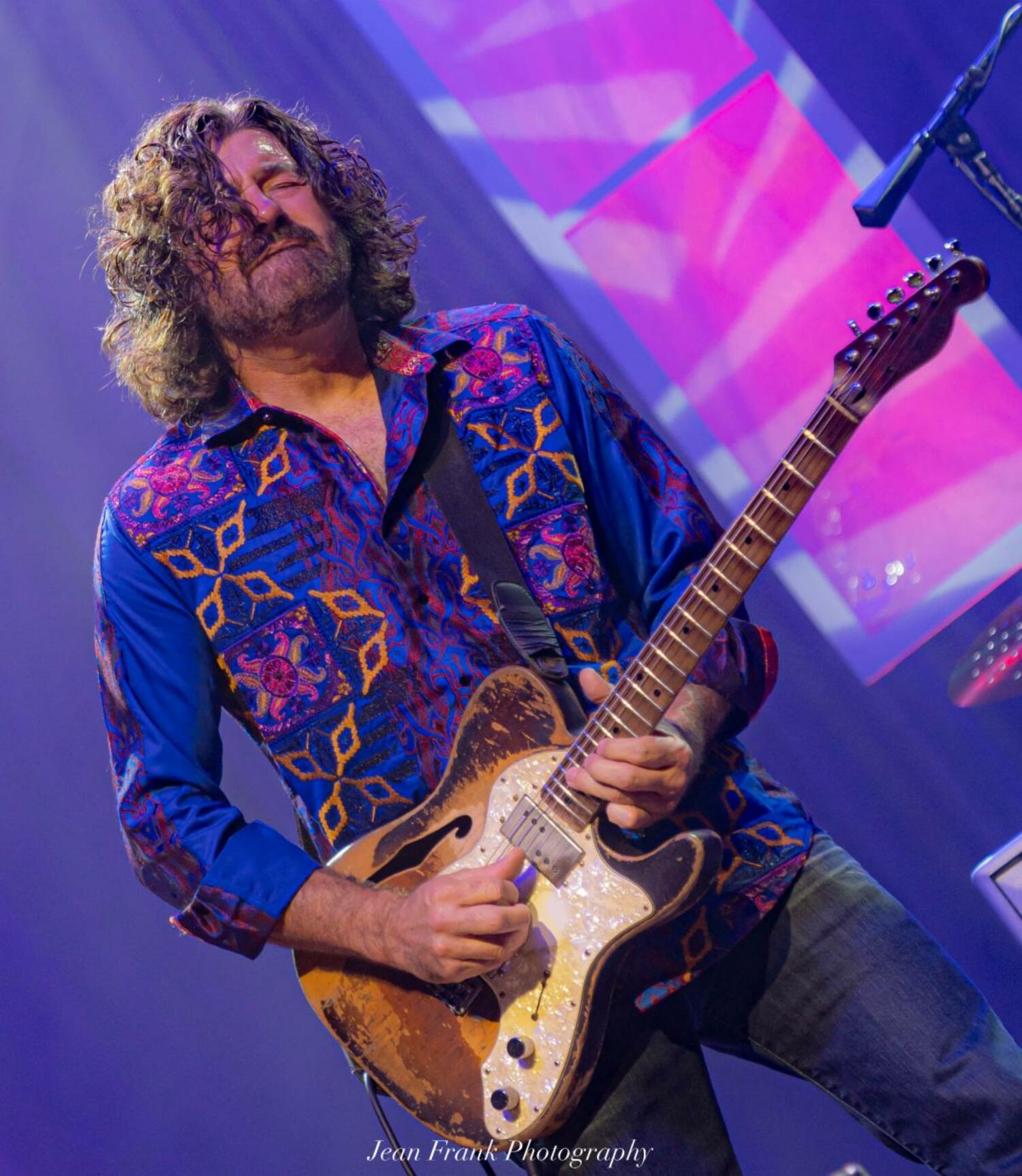 Tab Benoit performs with he Dirty Dozen Brass Band at Suffolk Theater on December 10. COURTESY THE SUFFOLK